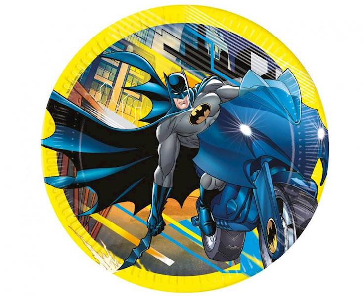 Talerzyki papierowe Batman Rogue Rage, 23 cm, 8 szt