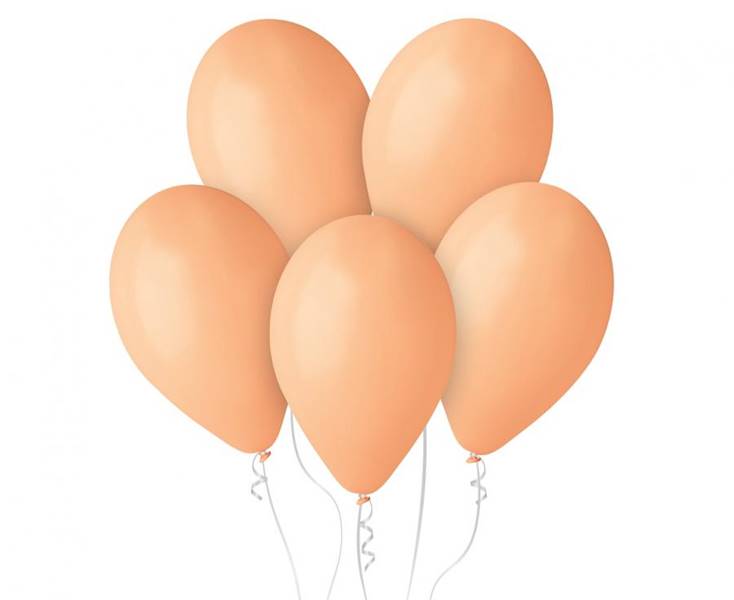 Balony Gemar 12" G90 060 pastelowe łososiowe 30cm 100szt