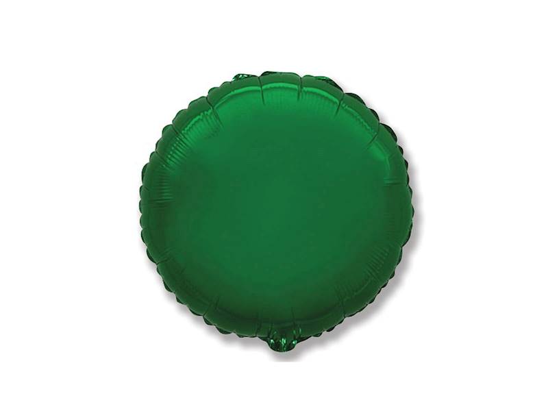 BALON FOLIOWY OKRĄGŁY ZIELONY 46CM 401500VE