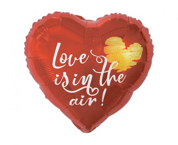 Balon foliowy serce Love is in the air 18"