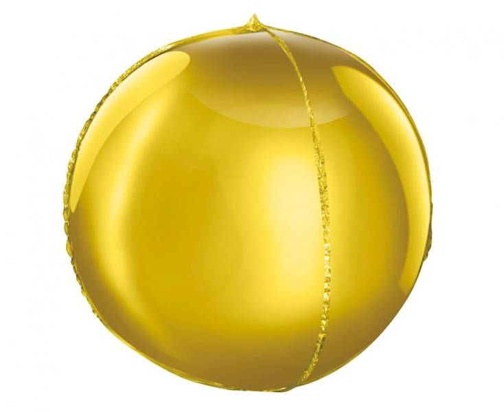 Balon foliowy kula złota 40cm Godan 