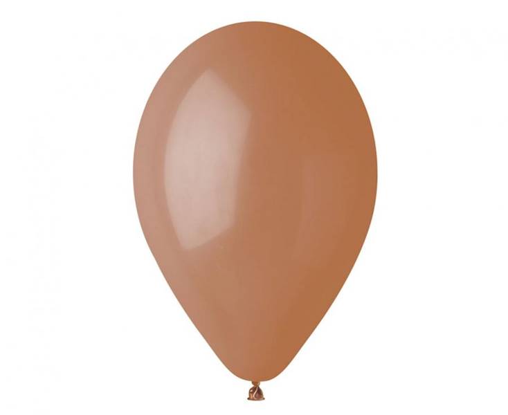 Balony Gemar 10" G90 076 pastelowe kawowy kawowe 26cm 100szt