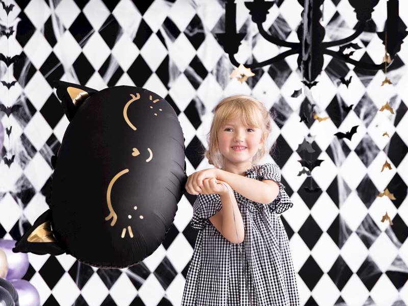 Balon foliowy kot czarny FB84 Party Deco 