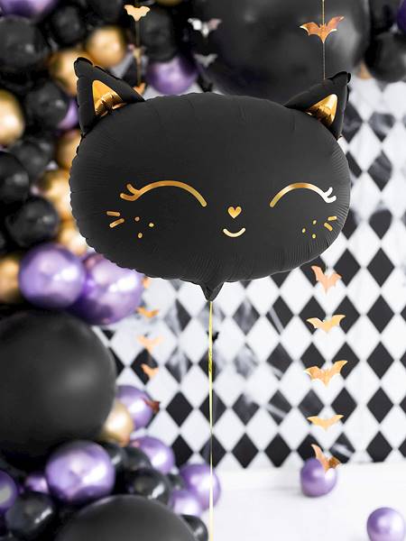 Balon foliowy kot czarny FB84 Party Deco 