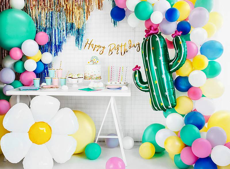 Balon foliowy stokrotka 75x71 cm FB65 