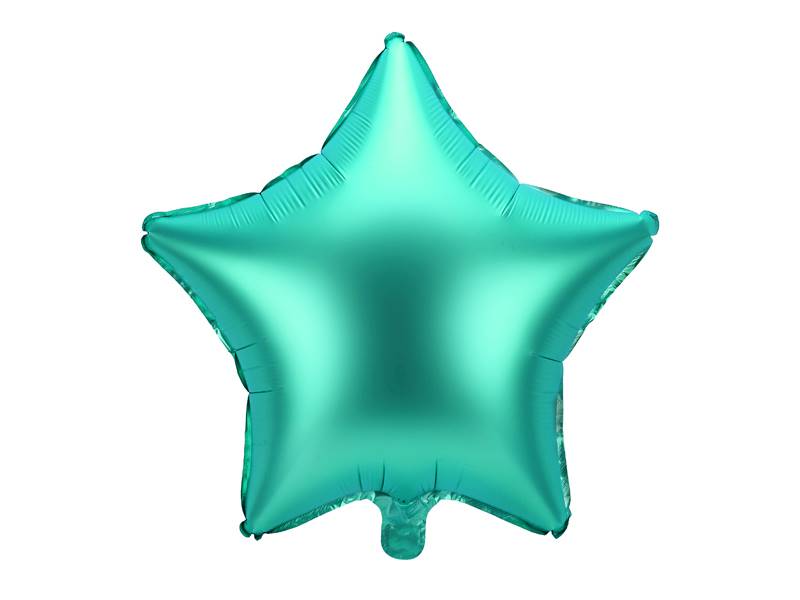Balon foliowy gwiazdka zielona satynowa FB3S-012 