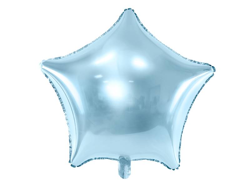 BALON FOLIOWY GWIAZDKA BŁĘKITNA 48CM FB3M-011 PARTY DECO 