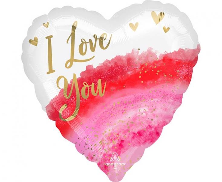 Balon foliowy serce ombre I love You