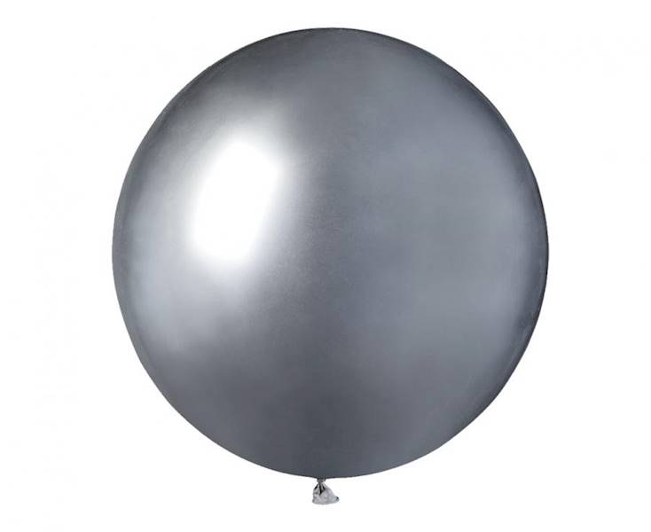 Balony Gemar GB150 19" Shiny srebrne glossy platynowe 48cm 25szt 