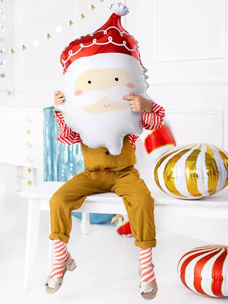 Balon foliowy Mikołaj 37x60 cm Party Deco FB79 