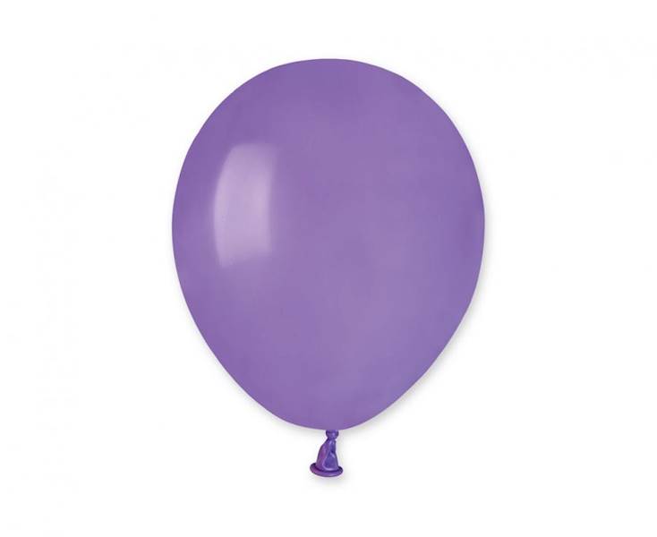 Balony Gemar 5" A50 049 pastelowe lawendowe 13cm 100szt