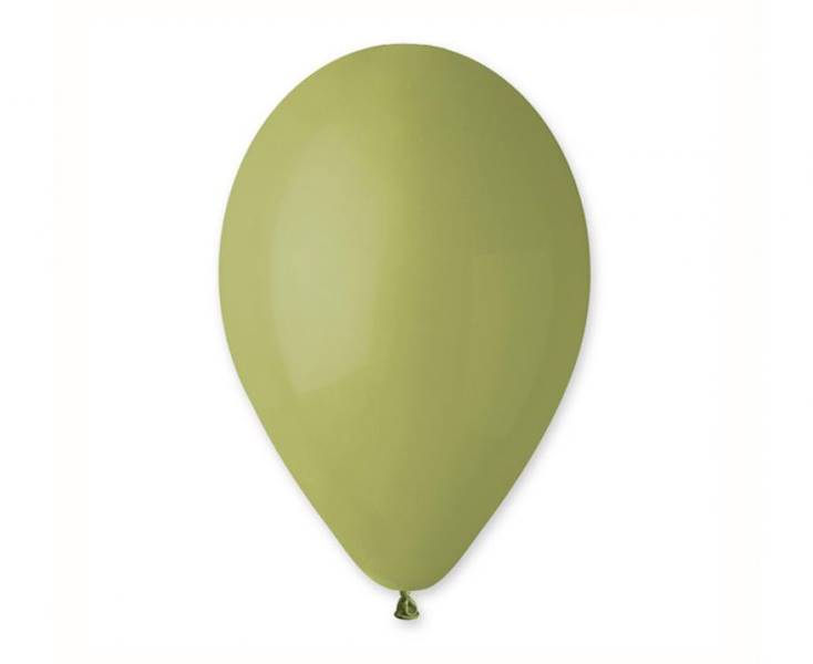 Balony Gemar 10" G90 098 pastelowe Green Olive 26cm 100szt