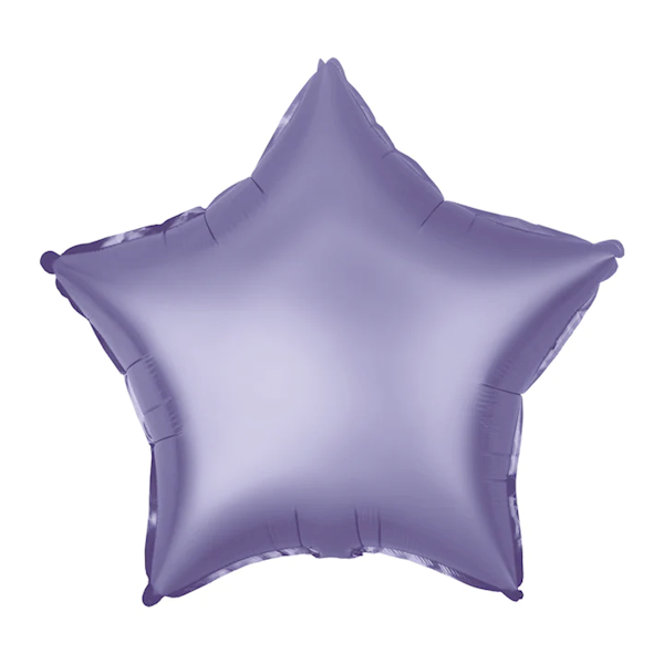 Balon foliowy gwiazdka fioletowa matowa 45cm 460461
