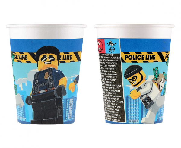 Kubeczki Lego City 8szt 200ml