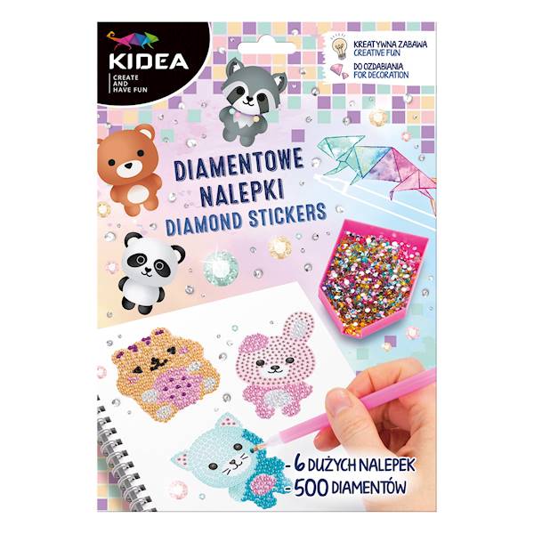 Diamentowe nalepki zwierzątka