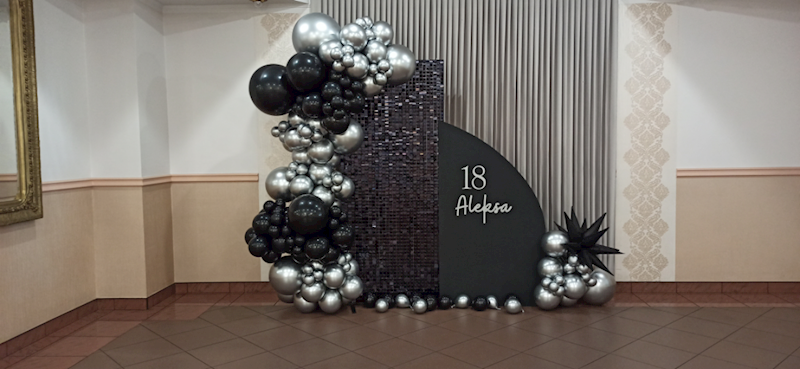 Balony Gemar GB120 13" Shiny srebrne glossy platynowe 089 33cm 50szt 