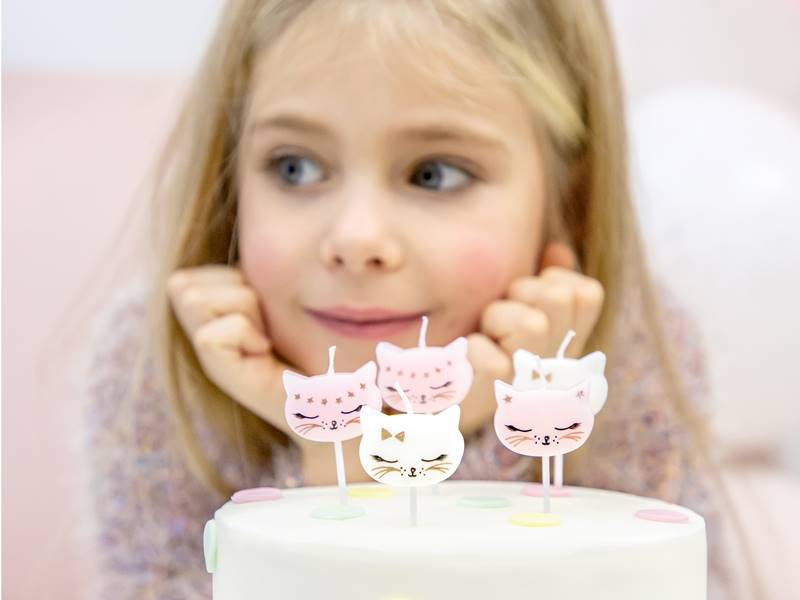 Świeczki kotek pikery 6 szt SCS-4