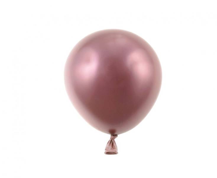 Balony mini lateksowe 5" chrom różowy glossy 20 szt do girland i pudełek CB-5LJR