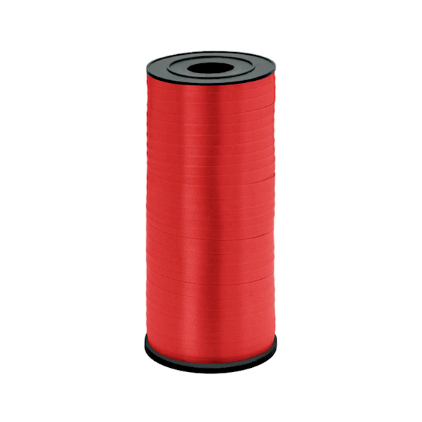 Wstążka plastikowa czerwona 5mm 92m 511414