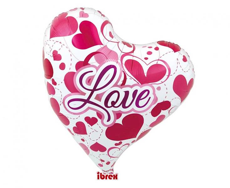 Balon foliowy serce Love ibrex