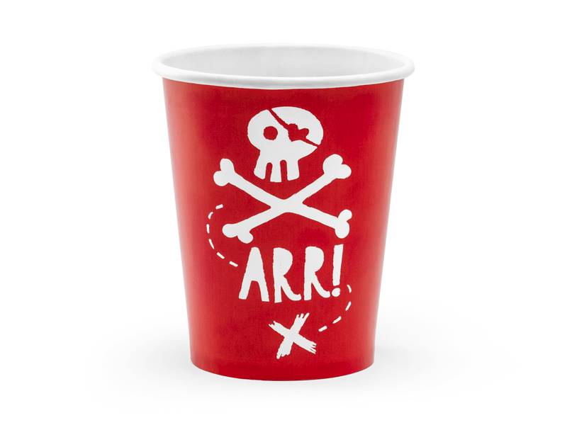 Kubeczki piraci Pirates Party 6 szt KPP15-007-EU1