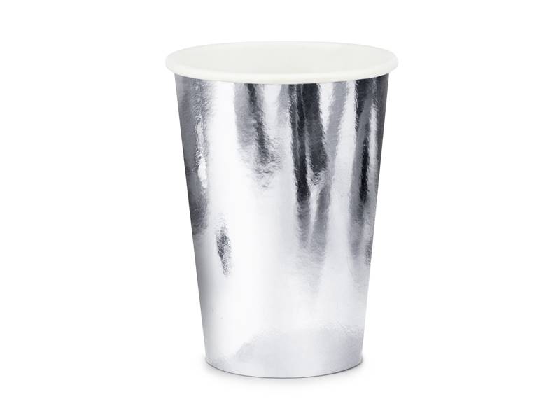 Kubeczki srebrne 220ml 6 szt