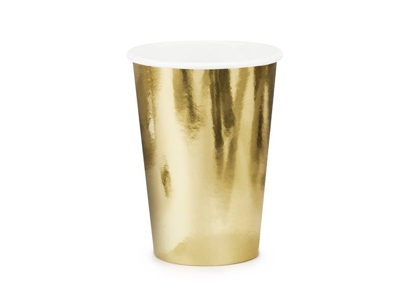 Kubeczki złote 220ml 6 szt  KPP57-019ME-EU1