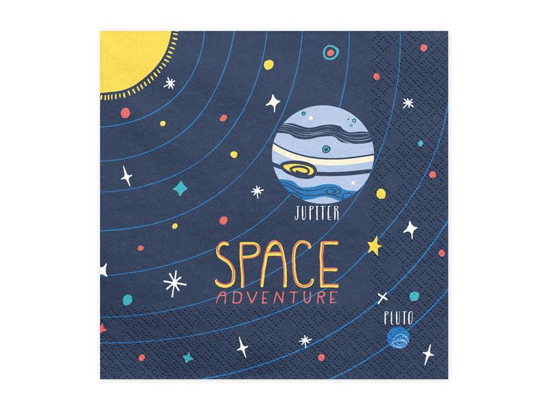 Serwetki Kosmos Space Party Deco