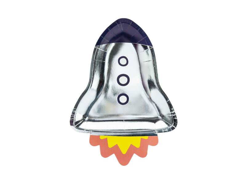 Talerzyki rakieta kosmos 6 szt