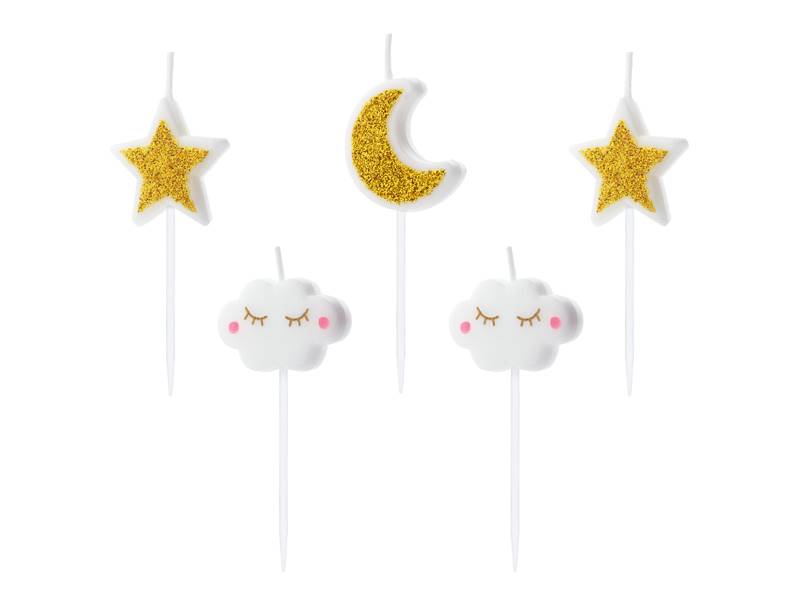 Świeczki Little Star pikery 5 szt SCS-5