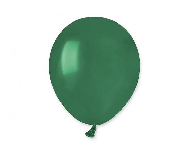 Balony Gemar 5" A50 104 pastelowe zieleń butelkowa 13cm 100szt