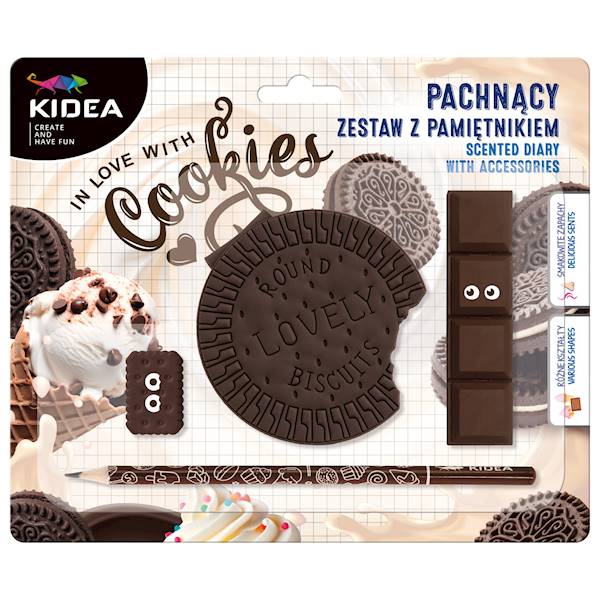 Zestaw z pamiętnikiem Oreo pachnący Kidea