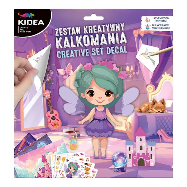 Zestaw kreatywny kalkomania Wróżki