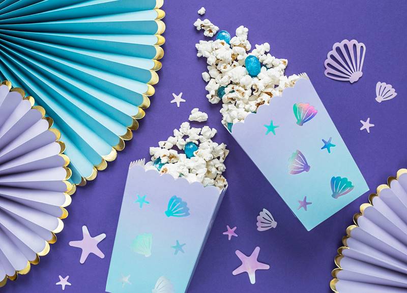 Pudełka na popcorn Narwal