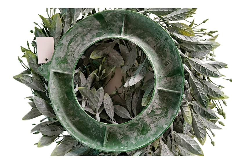 Wianek sztuczny zielony Q66-0373 32cm