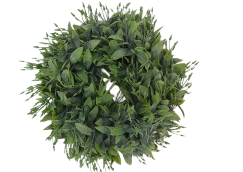 Wianek sztuczny zielony Q66-0373 32cm