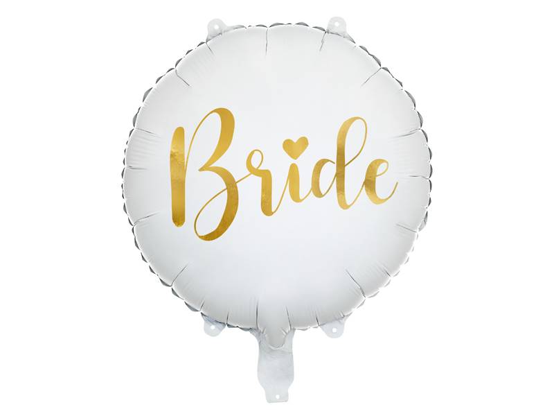Balon foliowy Bride 45cm biały FB138
