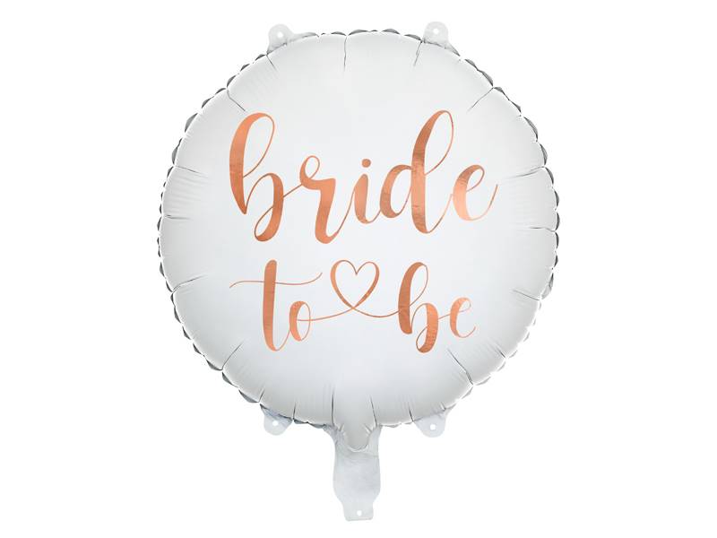 Balon foliowy Bride to be 45cm biały FB139