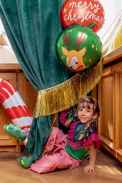 Balon foliowy okrągły Merry Christmas 45 cm FB156