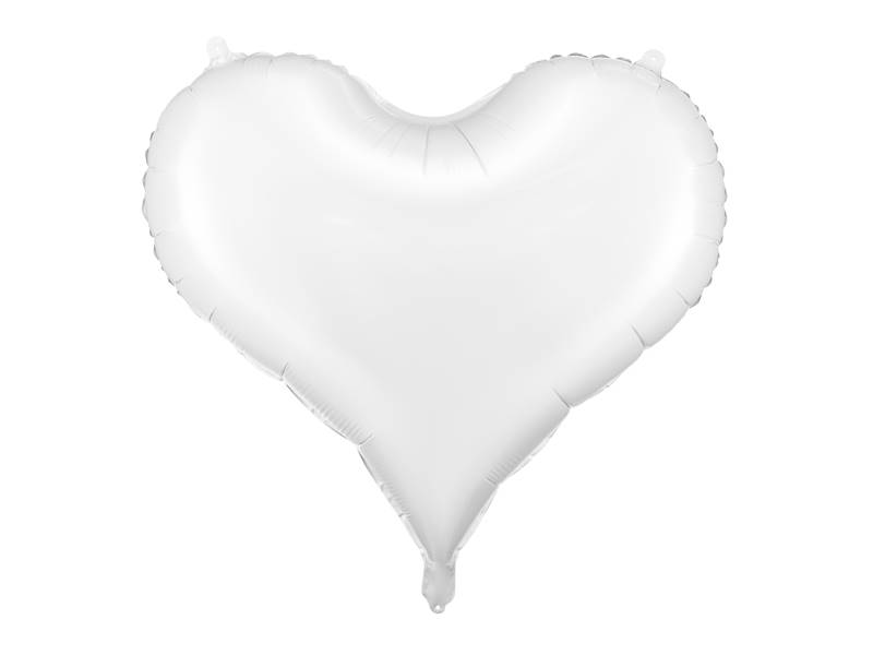 Balon foliowy Serce 75x64,5 cm biały FB141-008