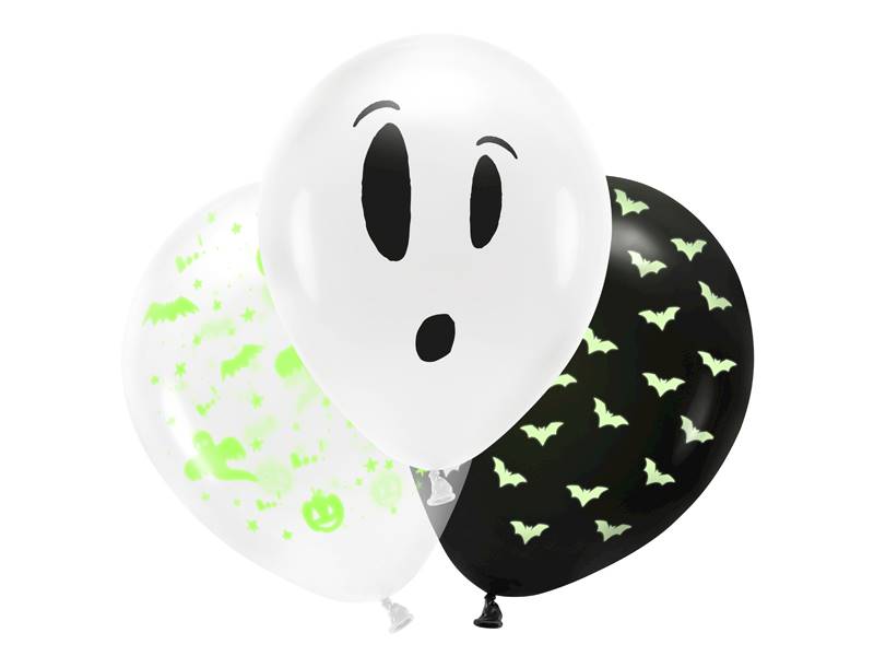 Balony UV 27cm BOO! 3 sztuki BU12-1-000-3 