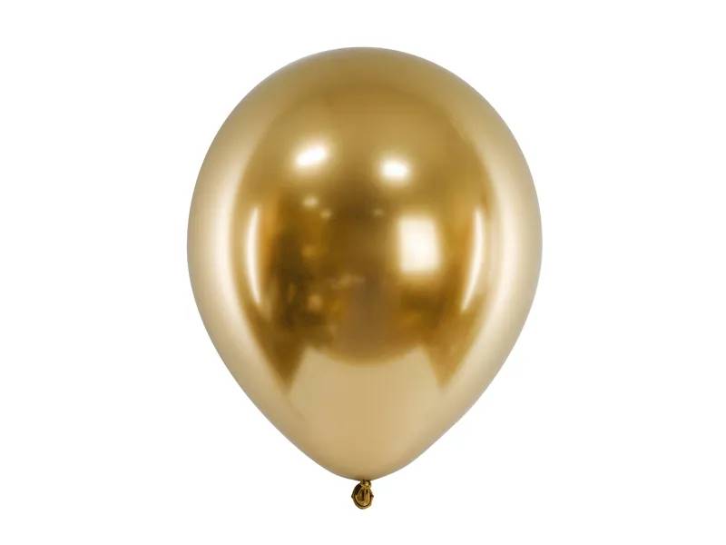 Balony Glossy 30cm złoty 50 sztuk CHB1-019-50
