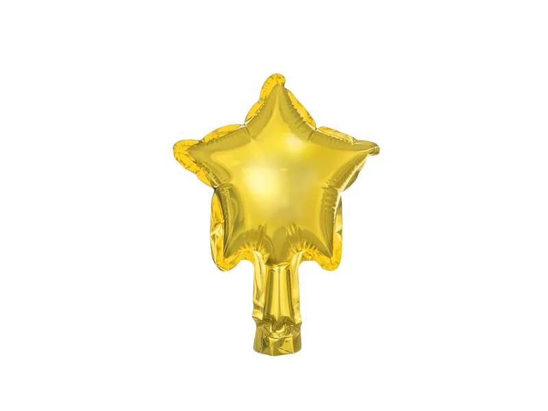 Balony foliowe Gwiazdka 12cm złota 25 sztuk FB119M-019