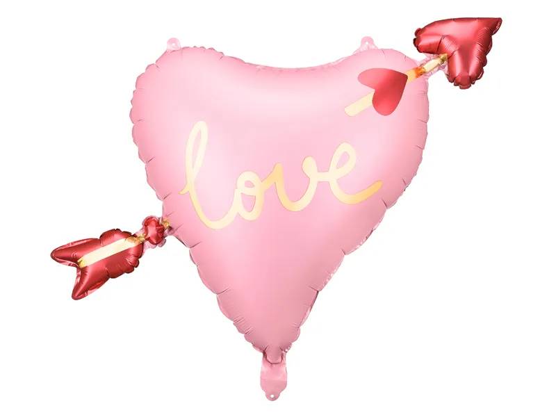 Balon foliowy Serce ze strzałą Love 76x55 cm FB172
