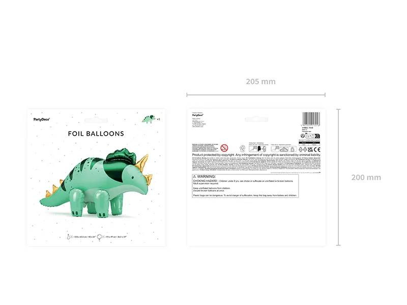 Balon foliowy Triceratops 101x60.5cm zielony FB186