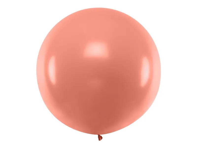 Balon okrągły 1m Metallic Rose Gold OLBO-019R