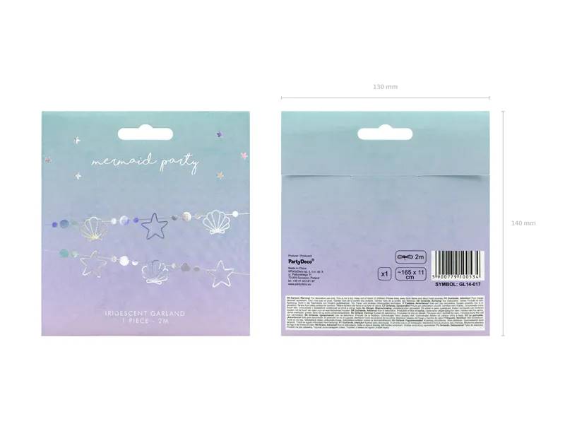 Girlanda syrenka 2m GL14-017