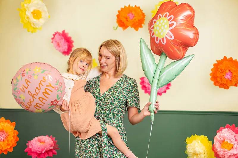 Balon foliowy okrągły ''Dla kochanej mamy'' 45 cm FB210
