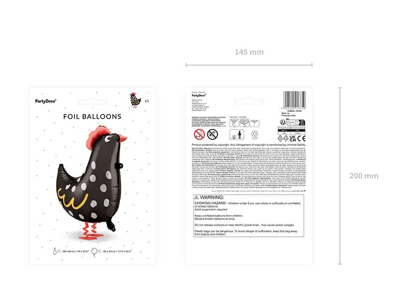 Balon foliowy Kogut 48x60 cm FB188