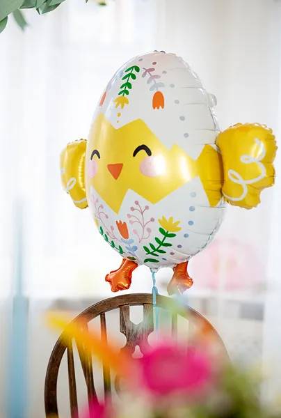 Balon foliowy Pisklę Jajko Pisanka 78.5x64.5 cm FB198